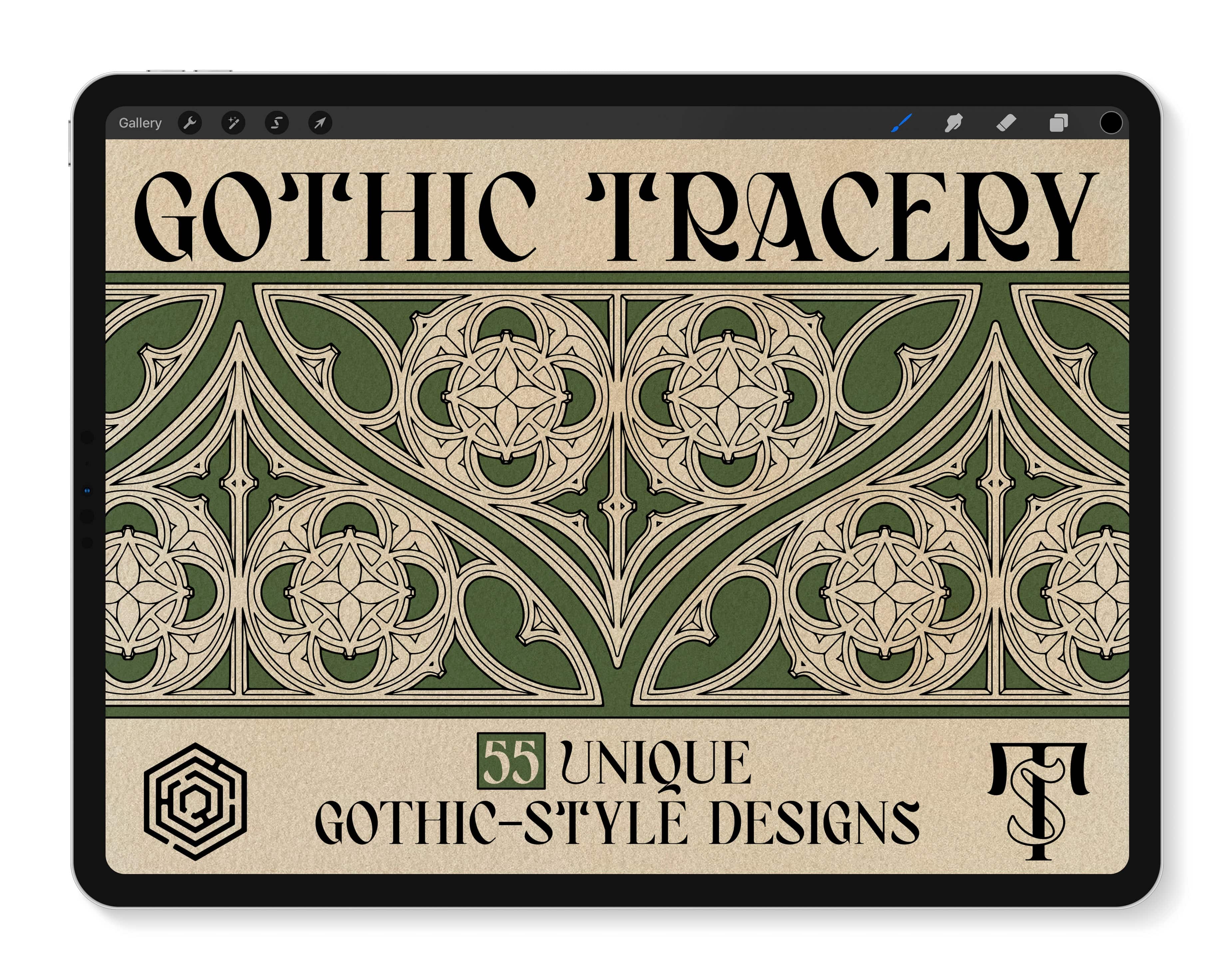 Gothic tattoo design | Gothic Tracery | Tattoo Smart
