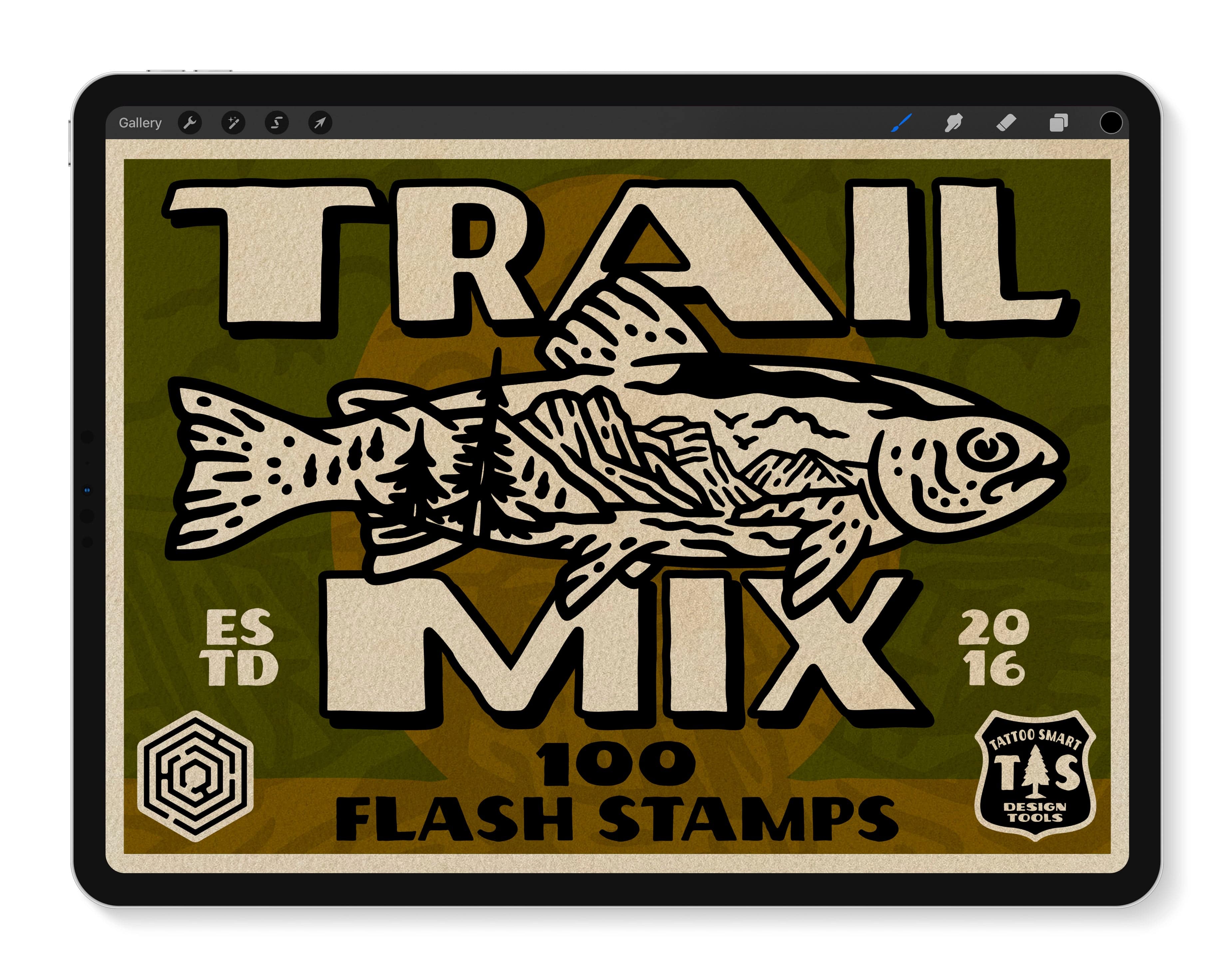 Flash Stamps - Trail Mix - Tattoo Smart