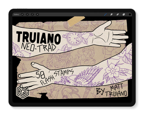 Flash Stamps - Truiano Neo-Trad - Tattoo Smart